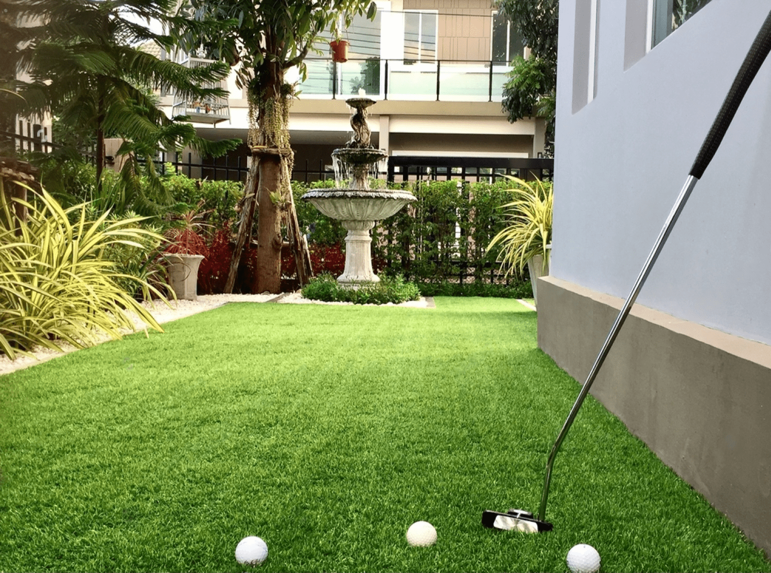 practice golf at home